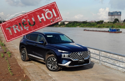 Triệu hồi Hyundai Santa Fe vì dây an toàn